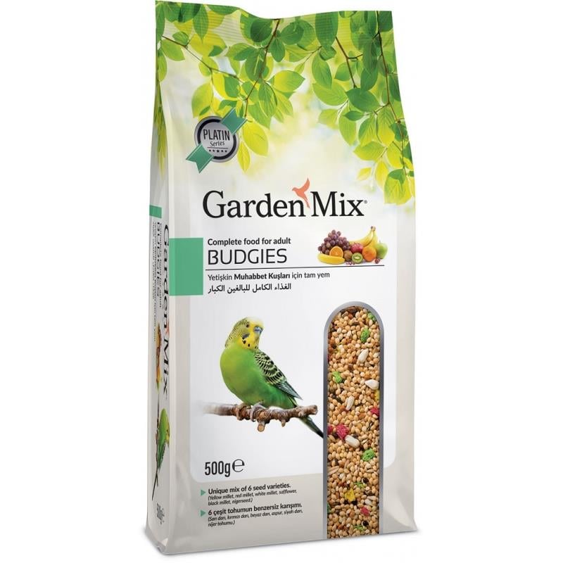 GARDEN MİXGarden Mix Platin Meyveli Muhabbet Kuş Yemi 500 Gr.