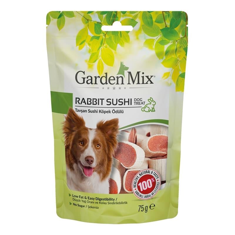 GARDEN MİXGarden Mix Tavşan Sushi Köpek Ödülü 75 Gr.
