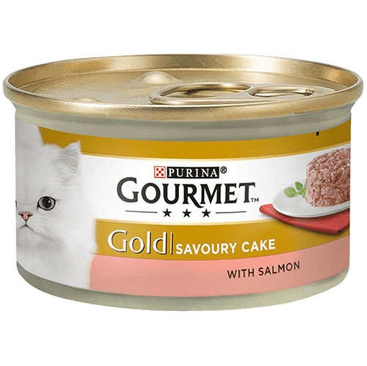 PURİNAGourmet Gold Savoury Cake Somonlu Kedi Konservesi 85 gr