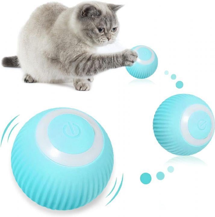 İnteraktif Hareketli Kedi Oyuncağı Mavi
