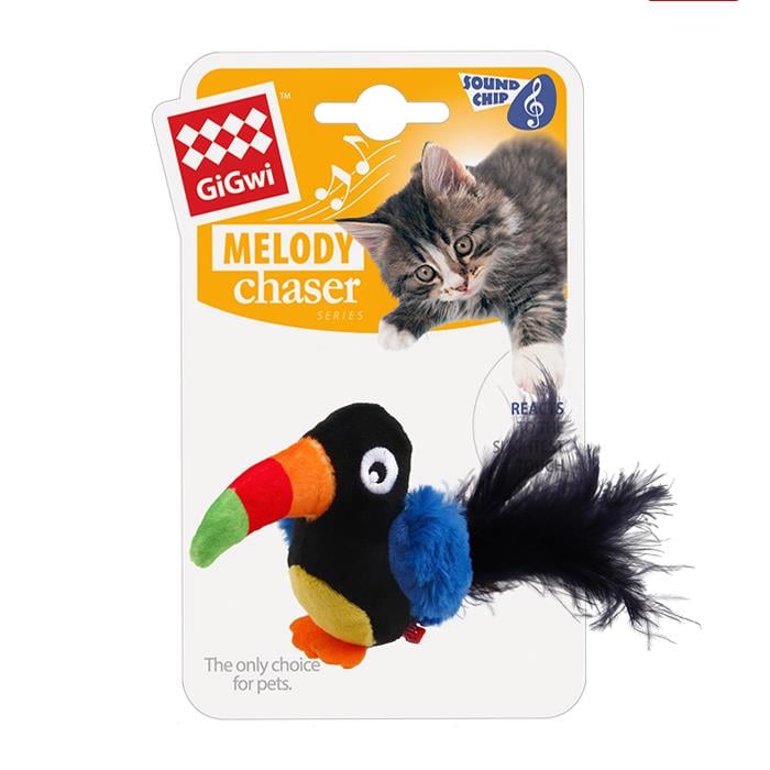 GiGwiMelody Chaser Peluş Toucan Papağan Sesli Oyuncak 7381