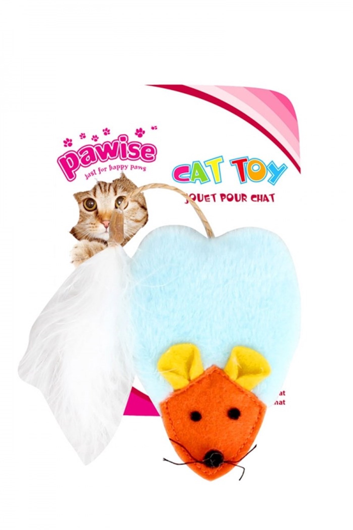 PAWİSEPawise Peluş Hışırtılı Fare Kedi Oyuncağı
