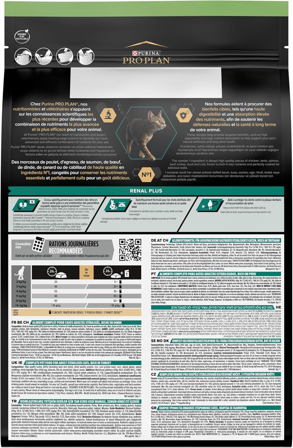 Pro Plan Sterilised Hindili Kısırlaştırılmış Kedi Maması 10 Kg.