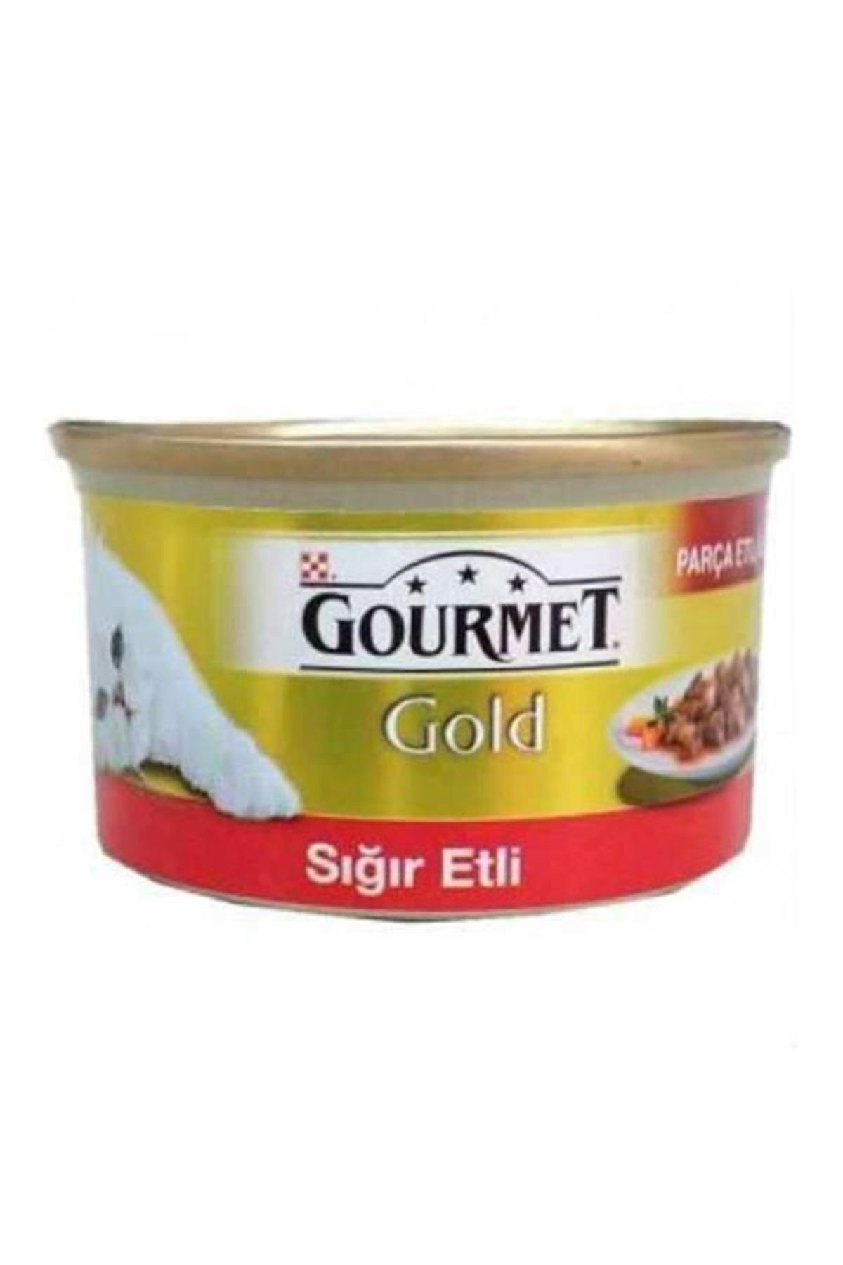 PRO PLANPurina Gourmet Gold Parça Sığır Etli Soslu Konserve Kedi Maması 85 gr