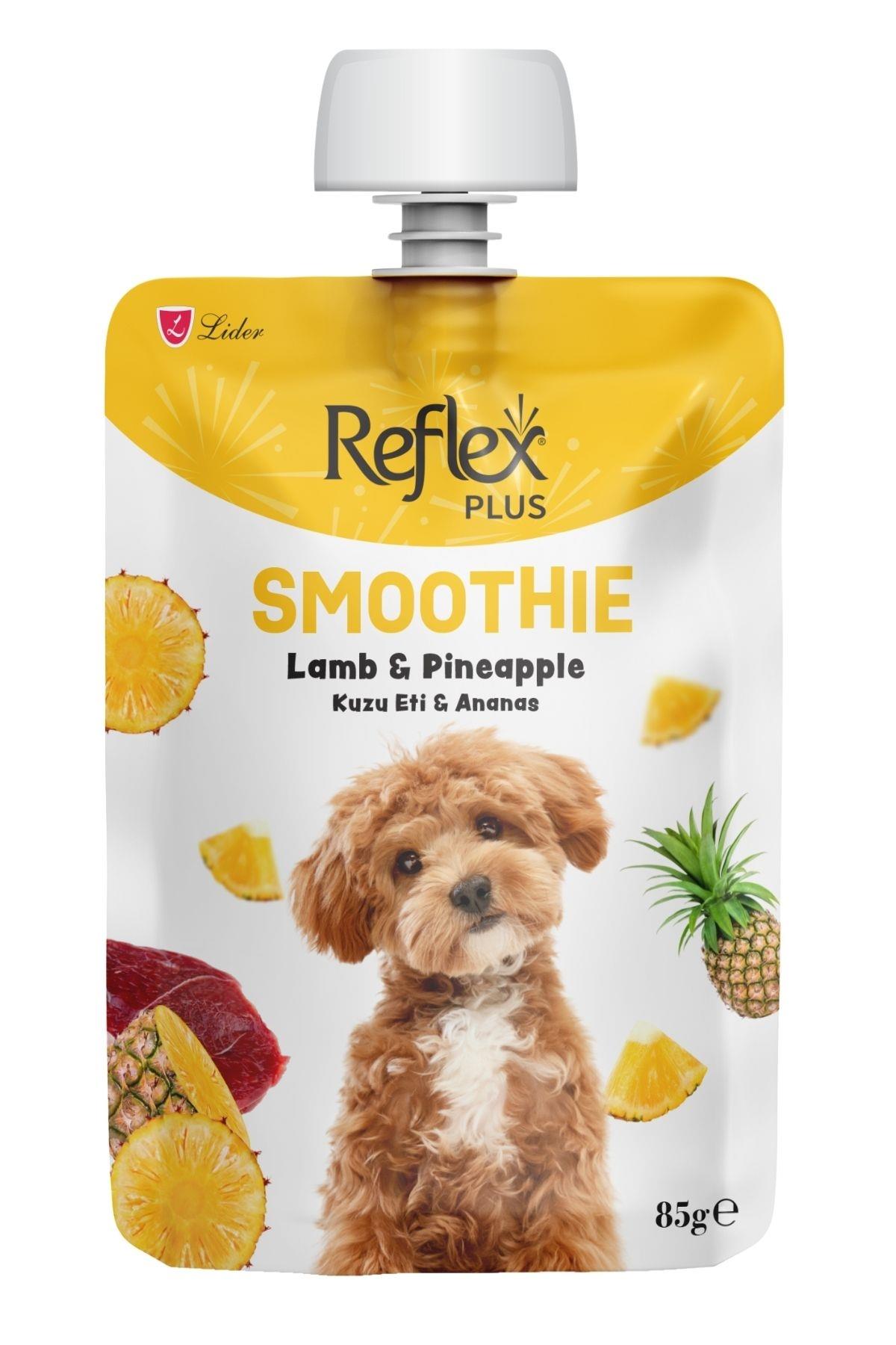 REFLEXReflex Plus Smoothie Kuzu Etli ve Ananaslı Sıvı Köpek Ödülü 85gr