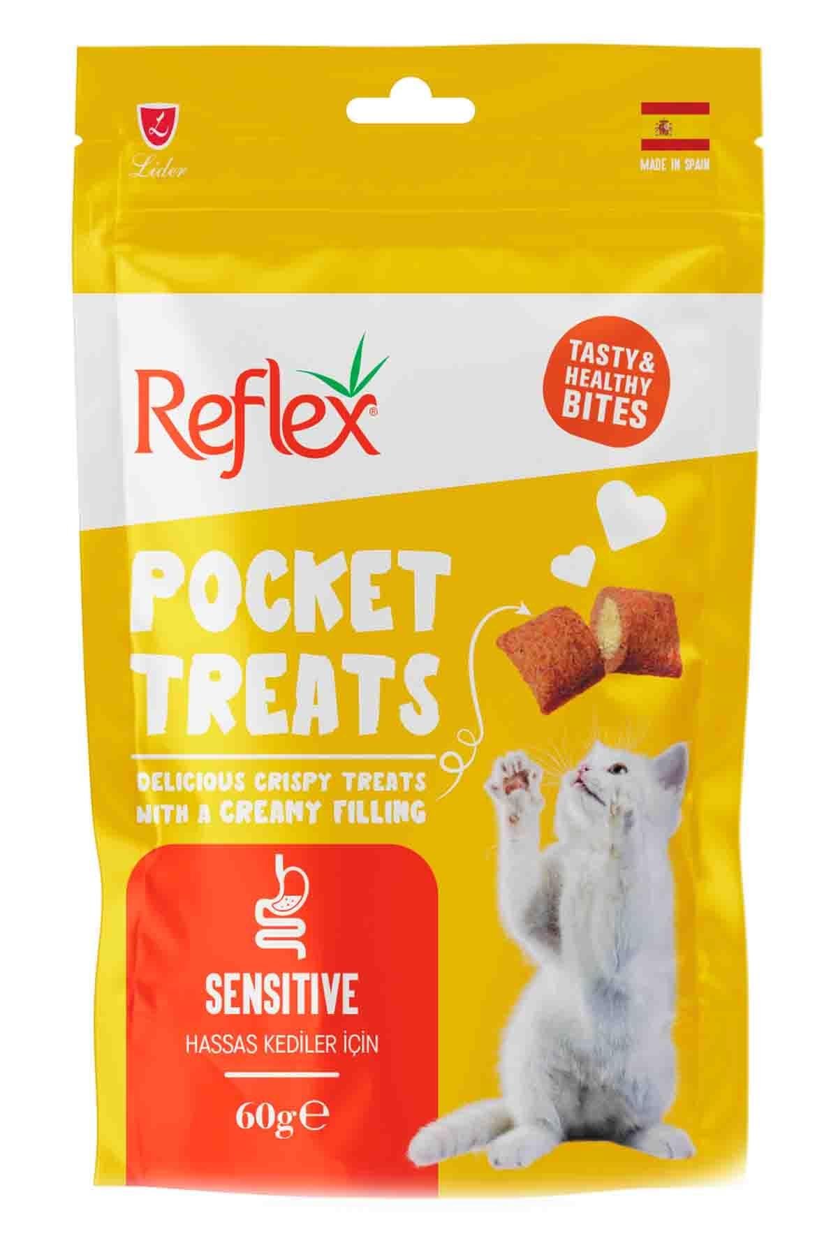 REFLEXReflex Pocket Treats Sensitive Yetişkin Kedi Ödül Maması 60gr