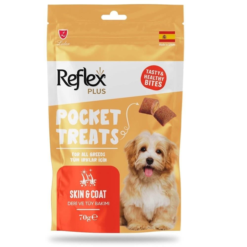REFLEXReflex Pocket Treats Hair Skin Köpek Ödül Maması 70gr