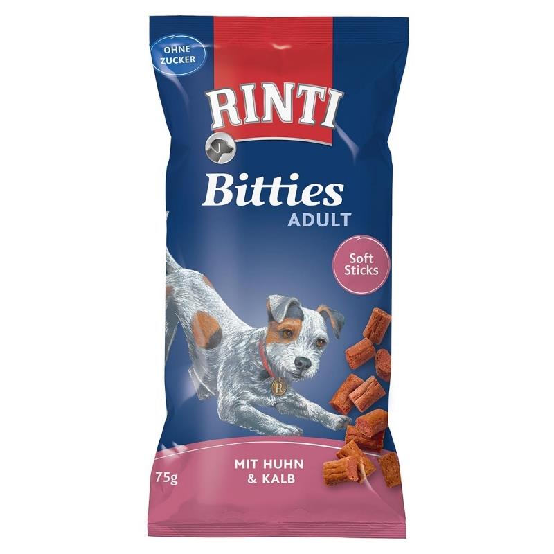 RINTIRinti Bitties Yetişkin Köpek Ödülü Tavuk-dana 75 Gr.