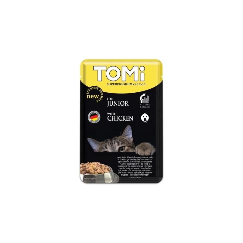 TOMİTomi Kümes Hayvanlı Yavru Kedi Yaş Maması 100 Gr.