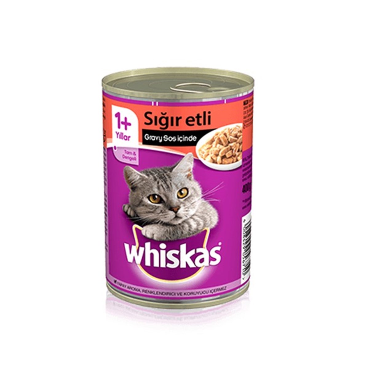 WHİSKASWhiskas Biftekli Yetişkin Kedi Konservesi 400 Gr