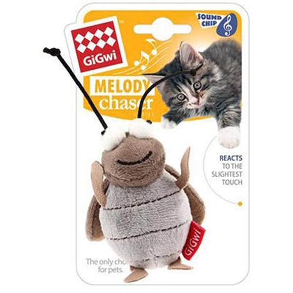 Gigwi Melody Chaser Ağustos Böceği Ses Kontrollu Kedi Oyuncağı