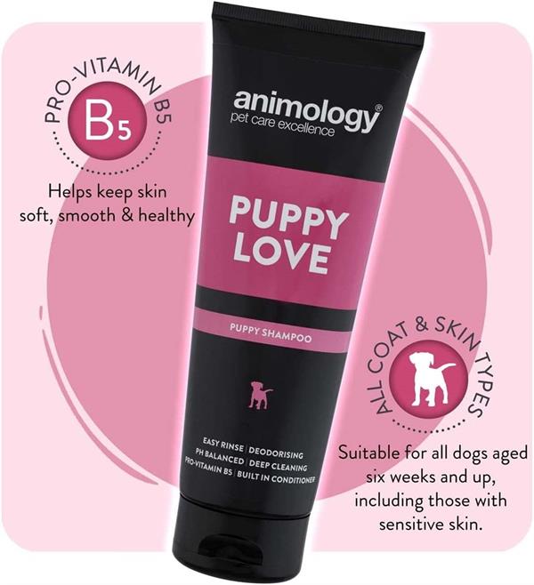 Animology Puppy Love Shampoo Yavru Köpek Şampuanı 250 ML.