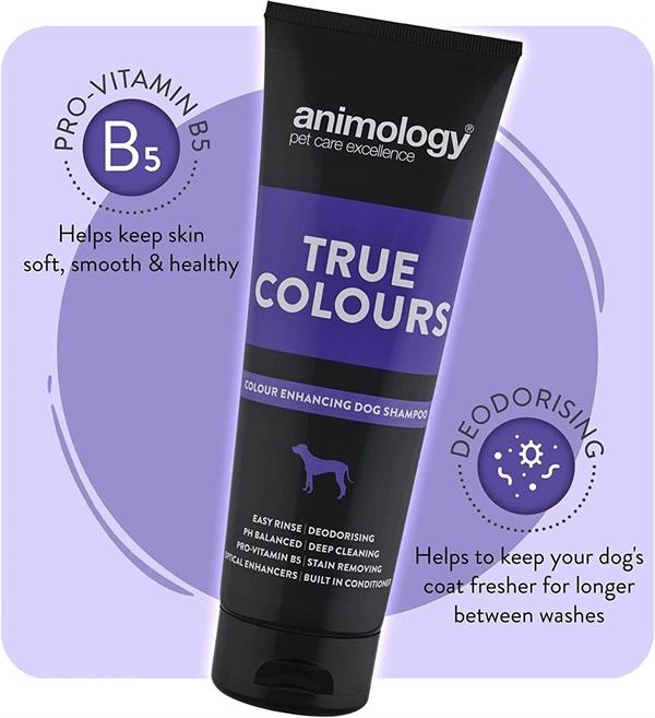 Animology True Colours Shampoo Renkli Tüylü Köpekler için Özel Şampuan 250 ML