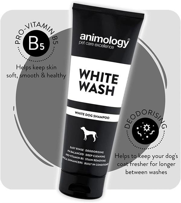Animology White Wash Shampoo Beyaz Tüylü Köpek Şampuanı 250 ML.