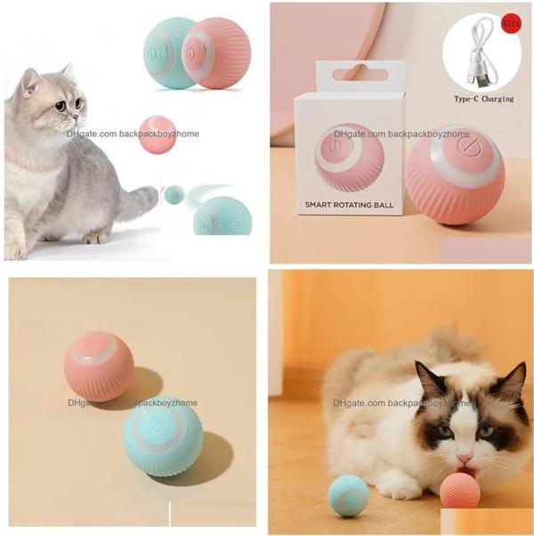 İnteraktif Hareketli Kedi Oyuncağı Pembe
