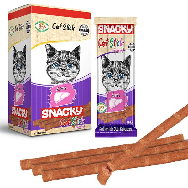 Snacky Kedi Stick Ödül Ciğerli 3*5 gr