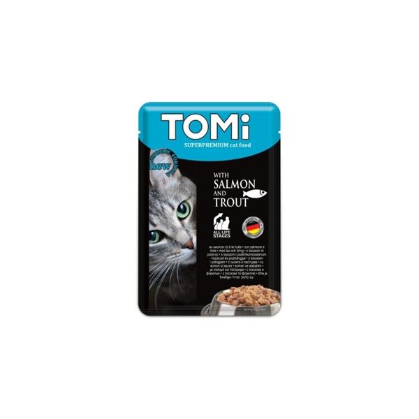 TOMİTomi Somon & Alabalık Kedi Yaş Maması 100 Gr.