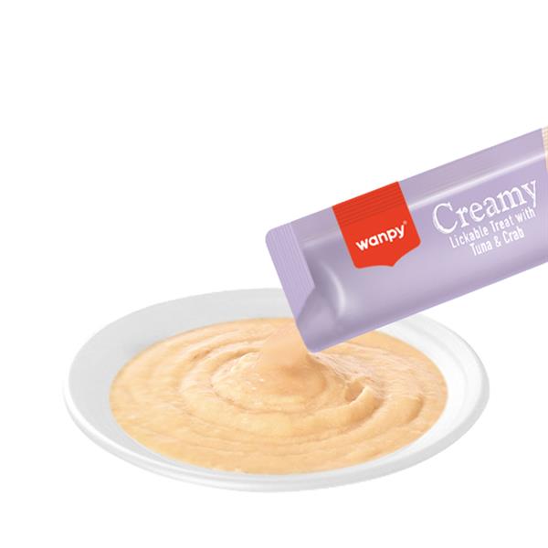 Wanpy Ton Balığı & Yengeç Sıvı Ödül Maması 5x14 gr.