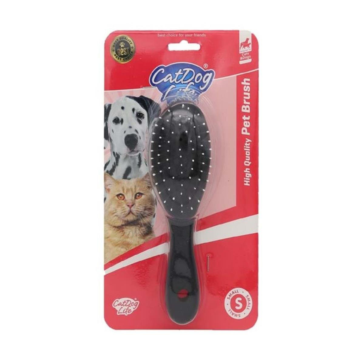 CATDOGLİFE201029 Cat/Doglife Kedi Ve Köpekler İçin Çift Taraflı Fırça (L)