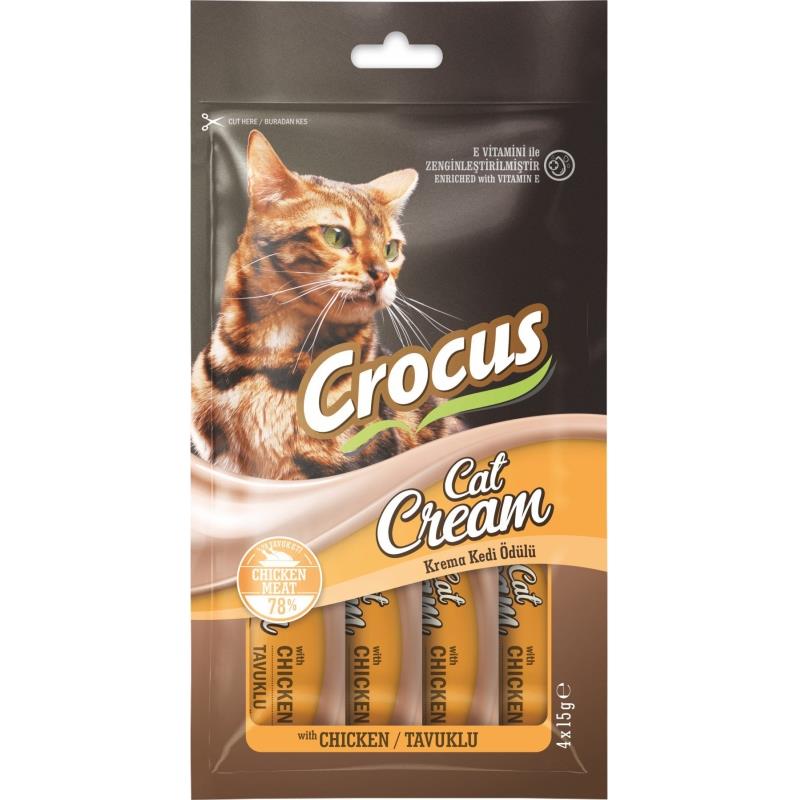 CROCUSCrocus Tavuklu Krema Kedi Ödülü 4x15gr.