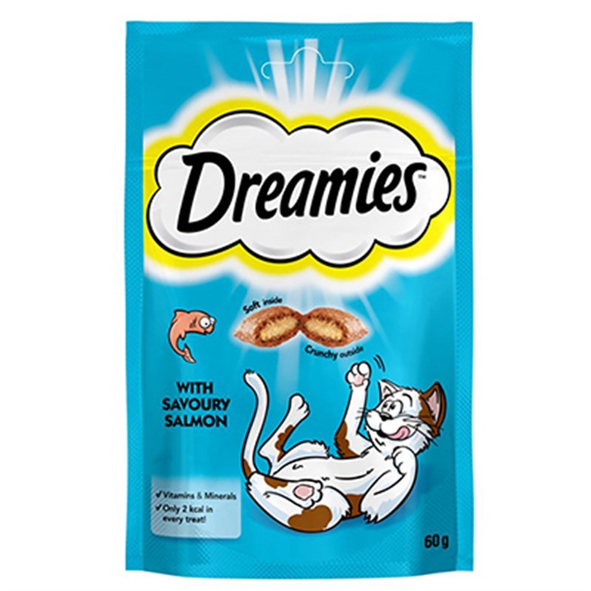 DREAMİESDreamies İçi Dolgulu Somonlu Kitir Kedi Ödülü 60 Gr
