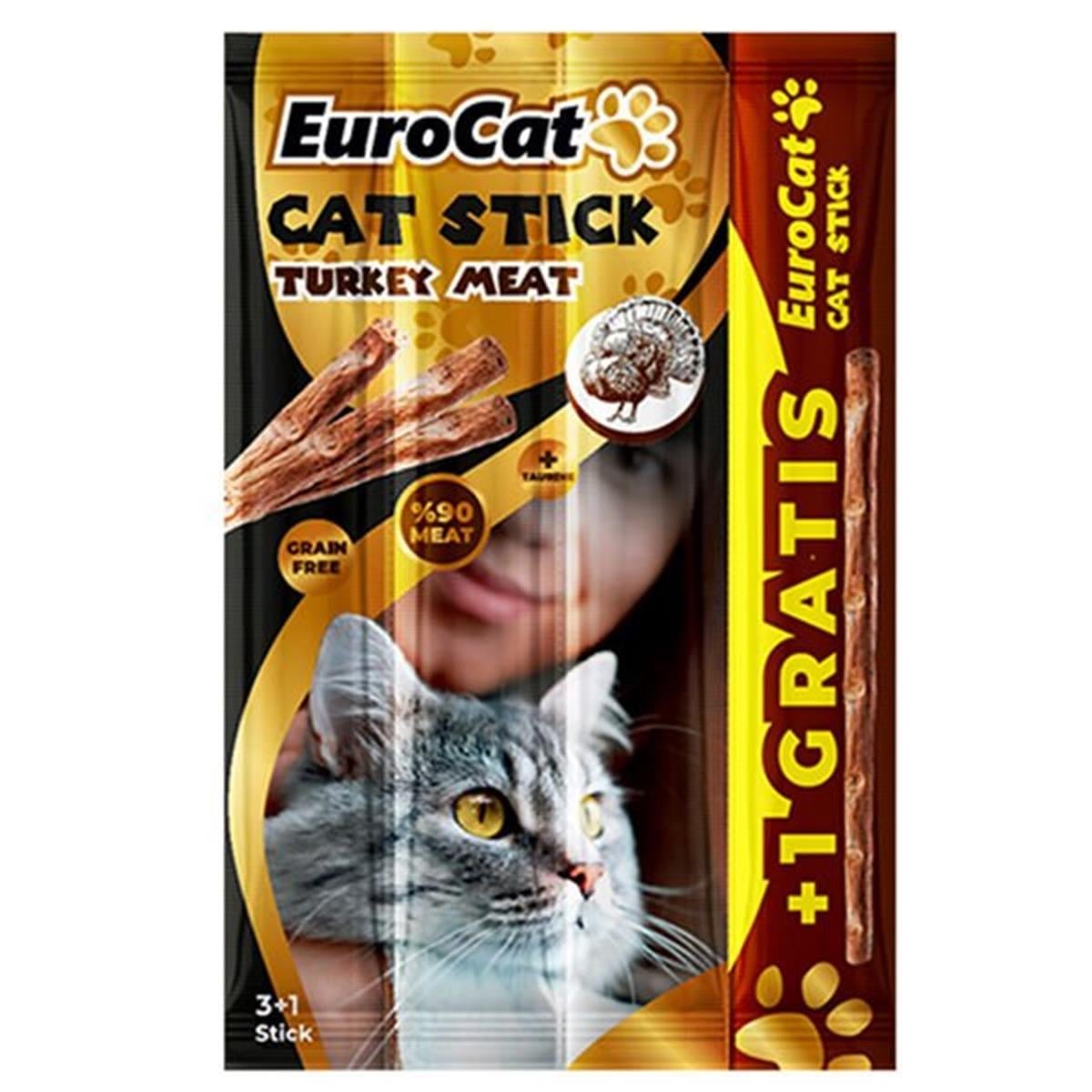 Eurocat Hindi Etli Kedi Ödül Maması 4 Adet (4x5gr) 20 Gr