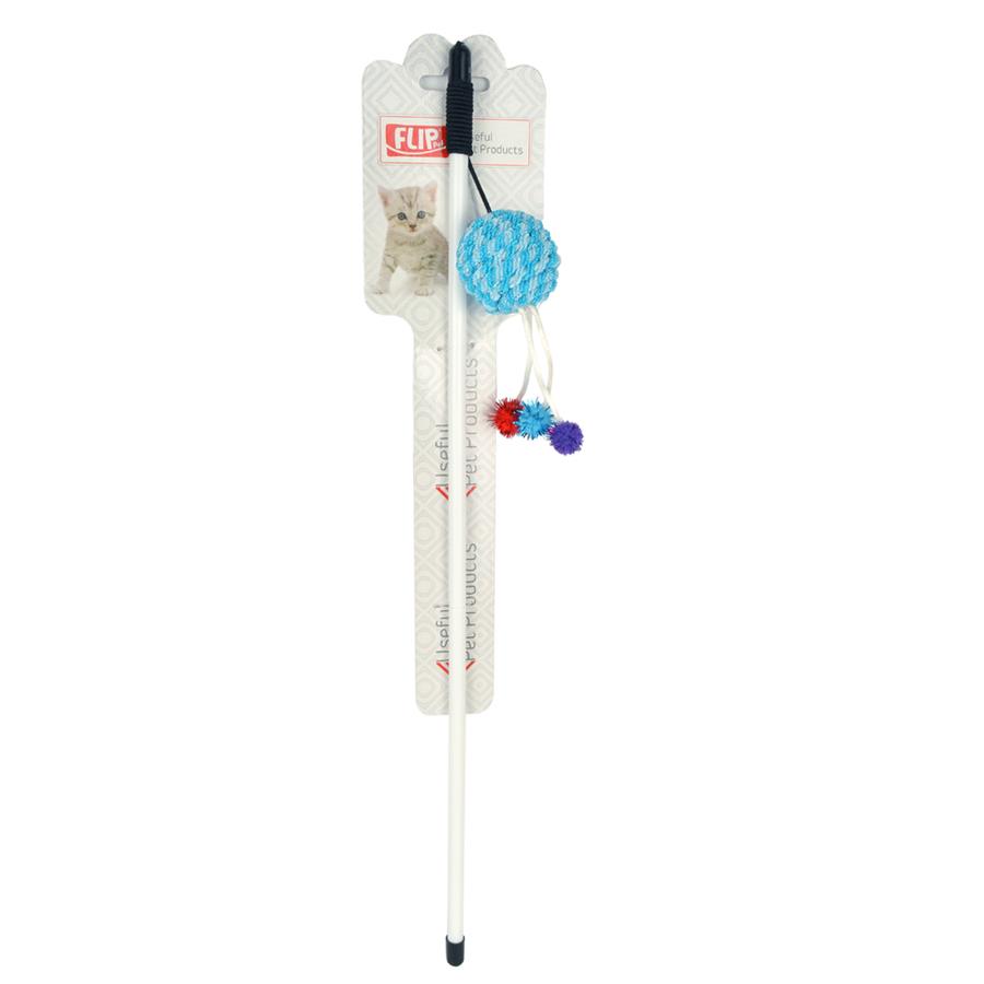 FLİPFlip Plastik Saplı Örgü Toplu Kedi Oltası