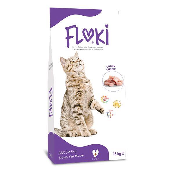 FlokiFloki Tavuklu Yetişkin Kedi Maması 15 Kg.