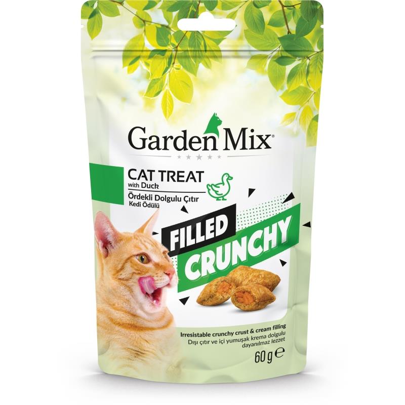 GARDEN MİXGardenmix Ördekli İçi Dolgulu Kedi Ödülü 60gr.