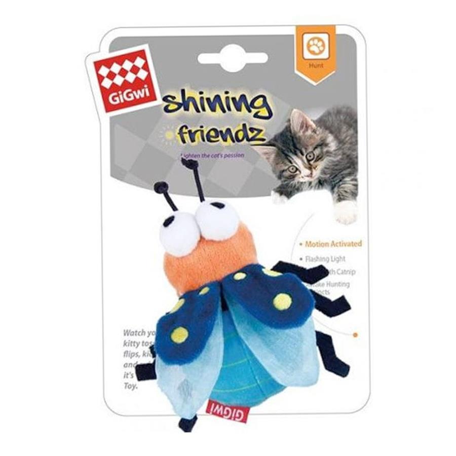 GiGwiCatnipli Işıklı Arı Kedi Oyuncağı 7459