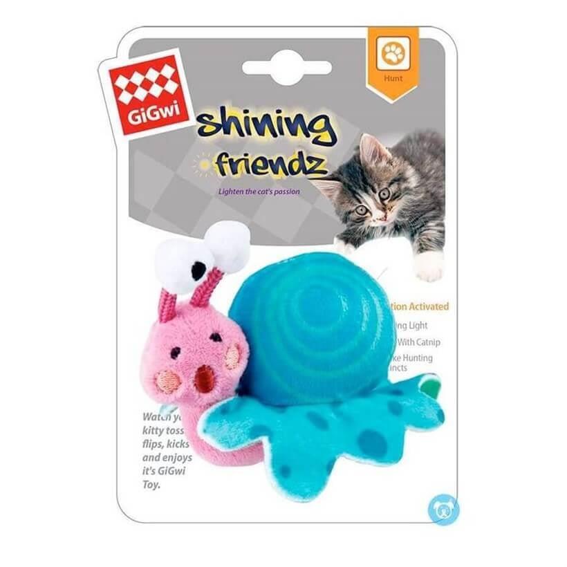 GiGwiGigwi Catnipli Işıklı Salyangoz Kedi Oyuncağı