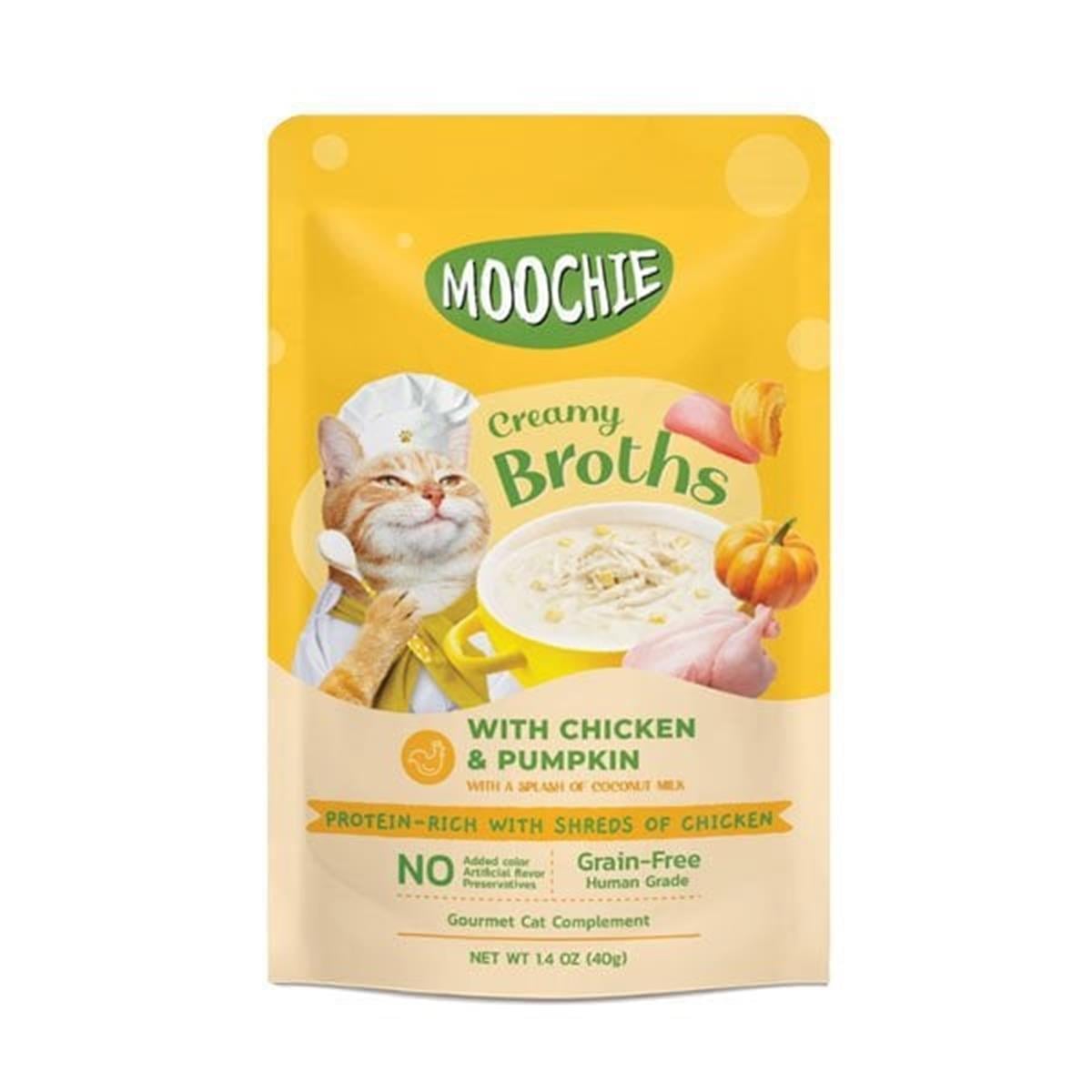 Moochie Tavuklu ve Balkabaklı Çorba Kedi Ödülü 40 Gr