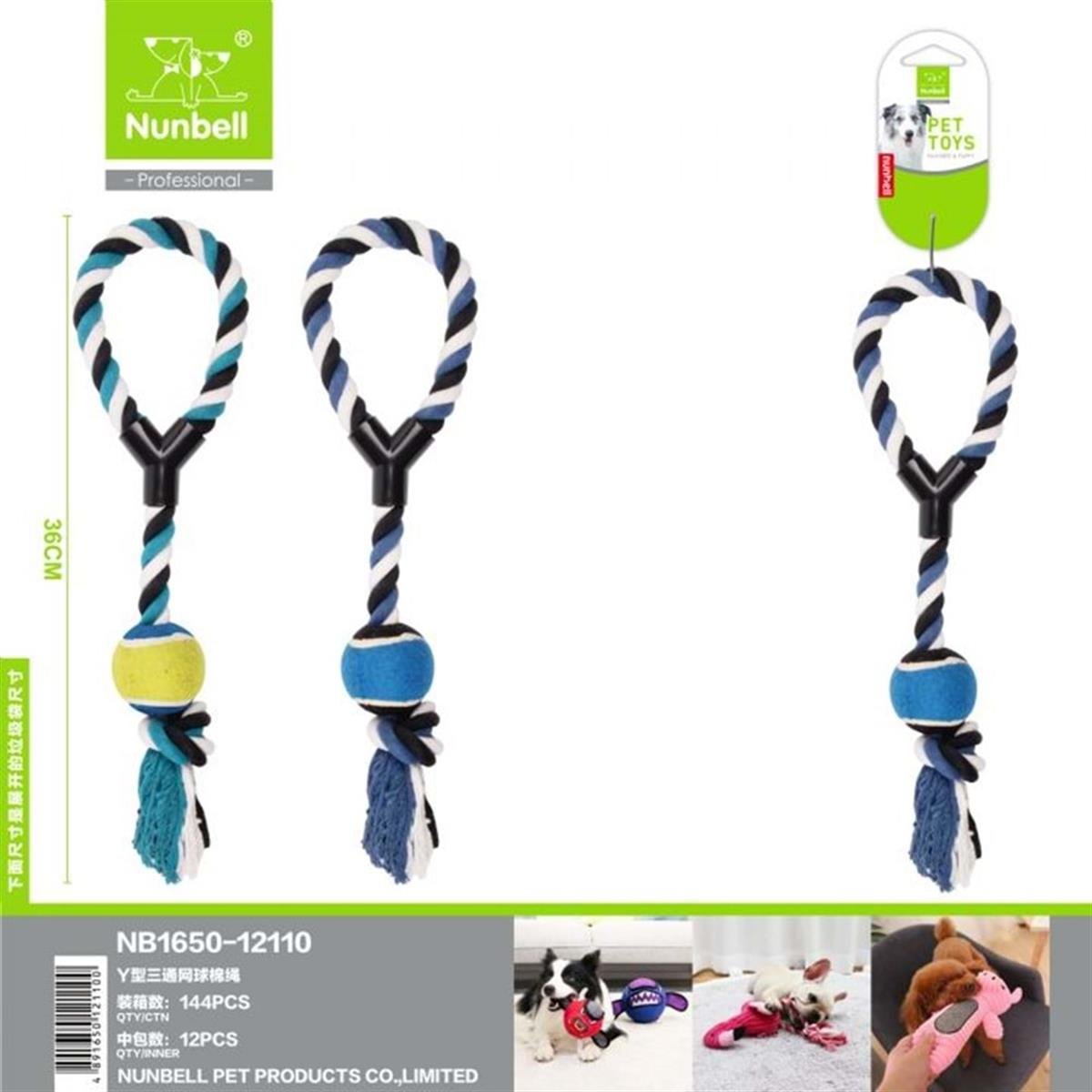 NUNBELLNUNBELL KÖPEK DİŞ İPİ Y ŞEKİLLİ