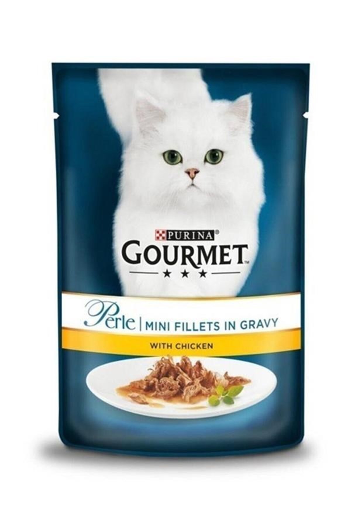 PRO PLANPurına Gourmet Perle Izgara Tavuk Yaş Kedi Maması 85 gr