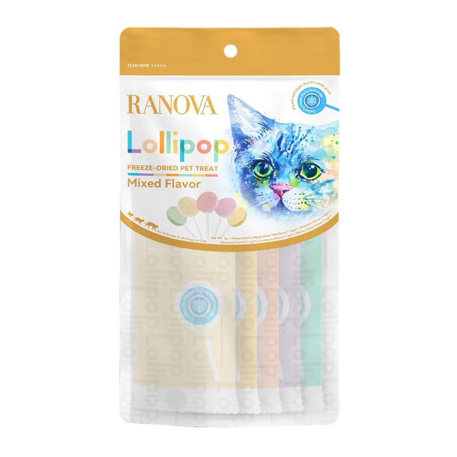 RANOVARanova Kediler için Karışık Lezzetli Lolipop *1.4g 5'li