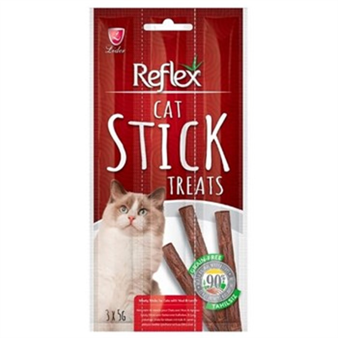 REFLEXReflex Biftekli Kuzulu Kedi Ödül Çubuğu 5 Gr x 3 Adet