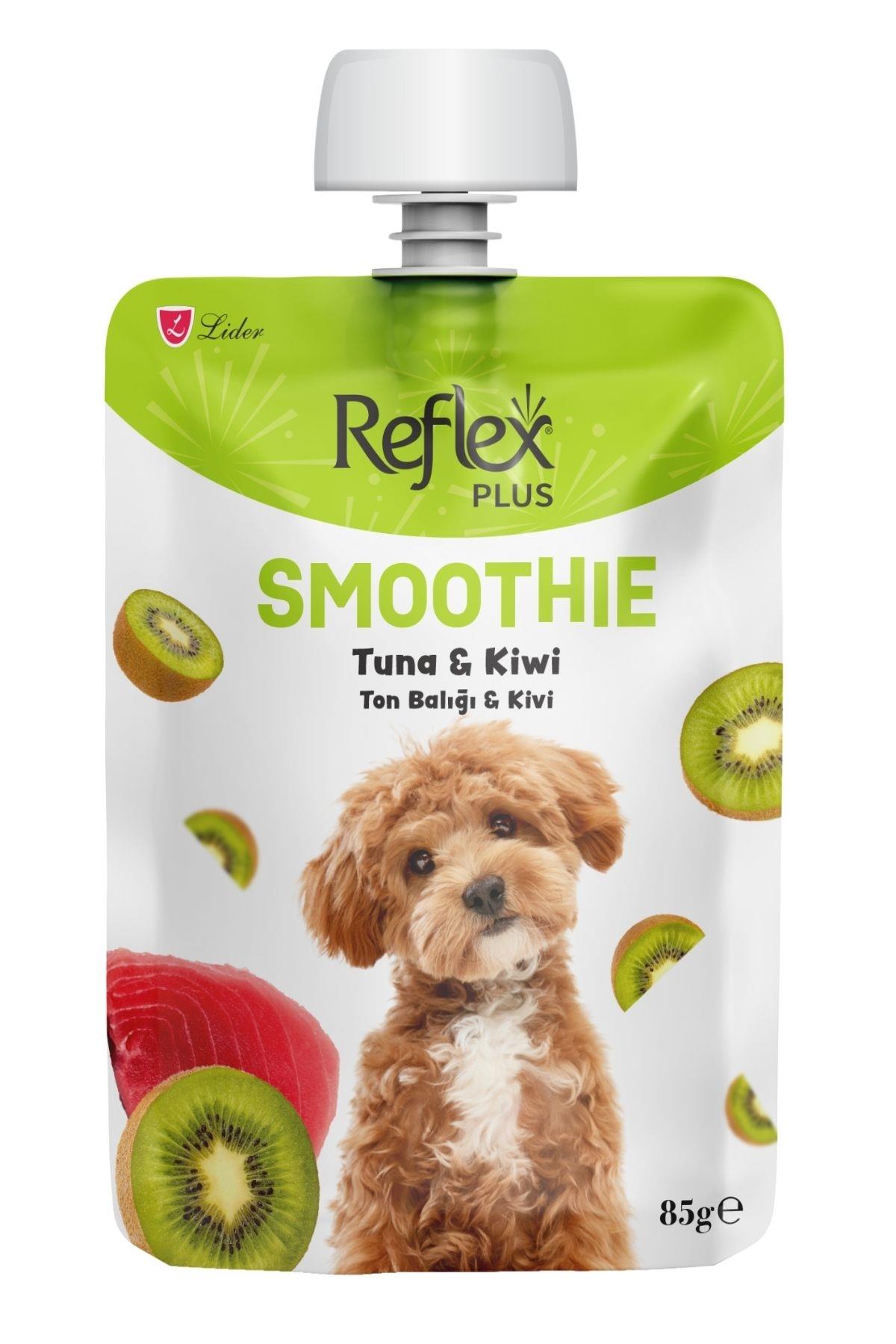 REFLEXReflex Plus Smoothie Ton Balıklı ve Kivili Sıvı Köpek Ödülü 85gr
