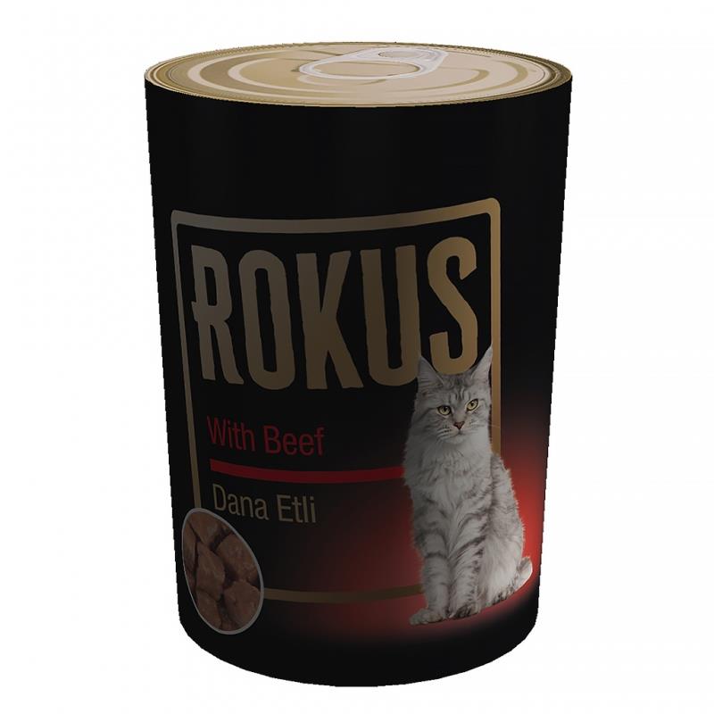 ROKUSRokus Dana Etli Kedi Konservesi 410 Gr.