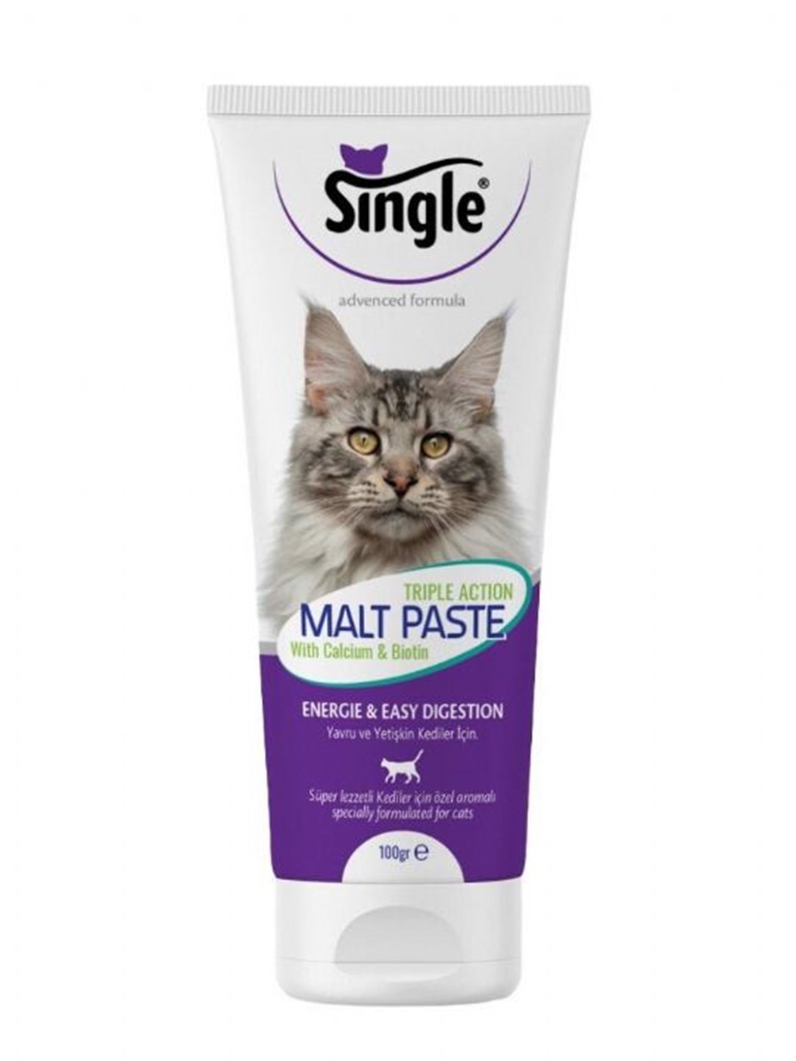 SİNGLESingle Malt Paste Kedi Tüy Yumağı Önleyici 100 gr