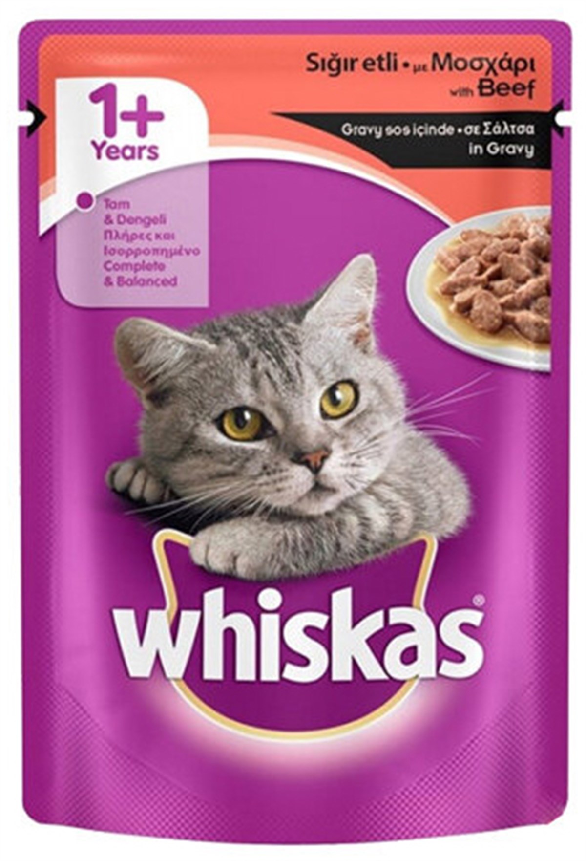 WHİSKASWhiskas Pouch Biftekli Yetişkin Kedi Konservesi 100gr