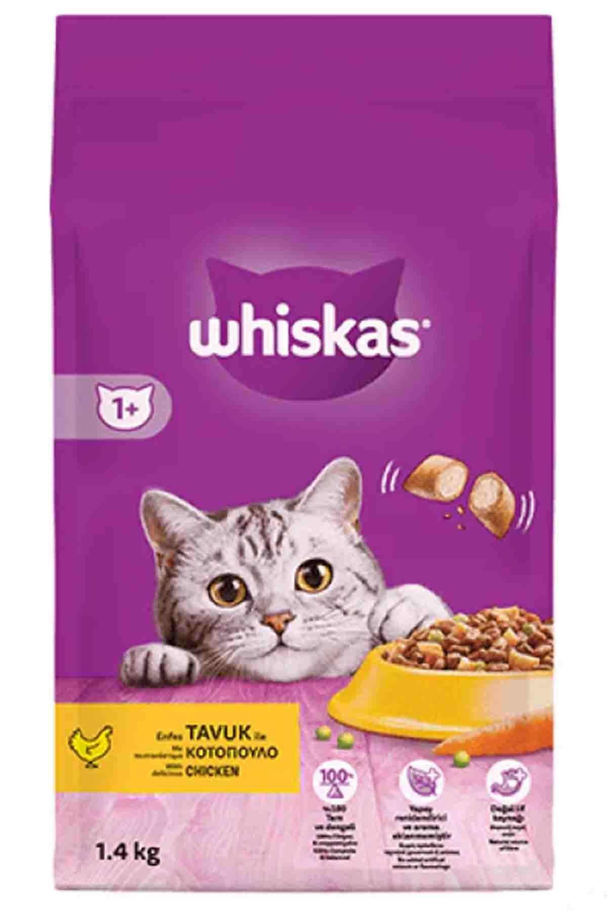 WHİSKASWhiskas Yetişkin Tavuklu Kedi Maması 1.4 Kg