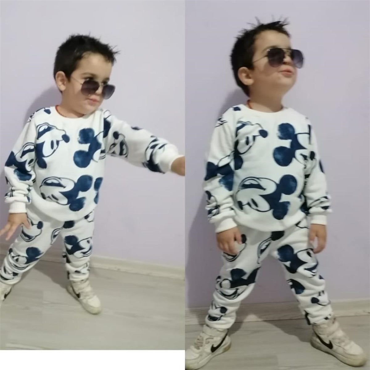 Erkek Çocuk Mikili 3 ip Eşofman Takım-Erkek Çocuk Alt Üst Takım-Bebegimindolabinda.com