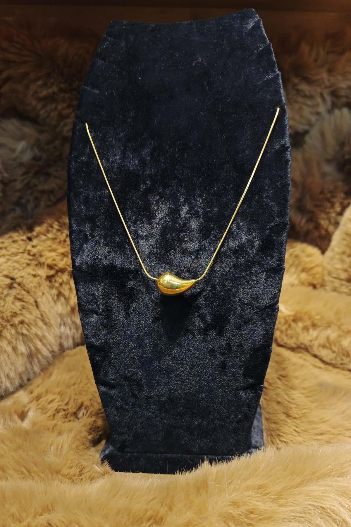 Eswomes Damla Kolye Gold