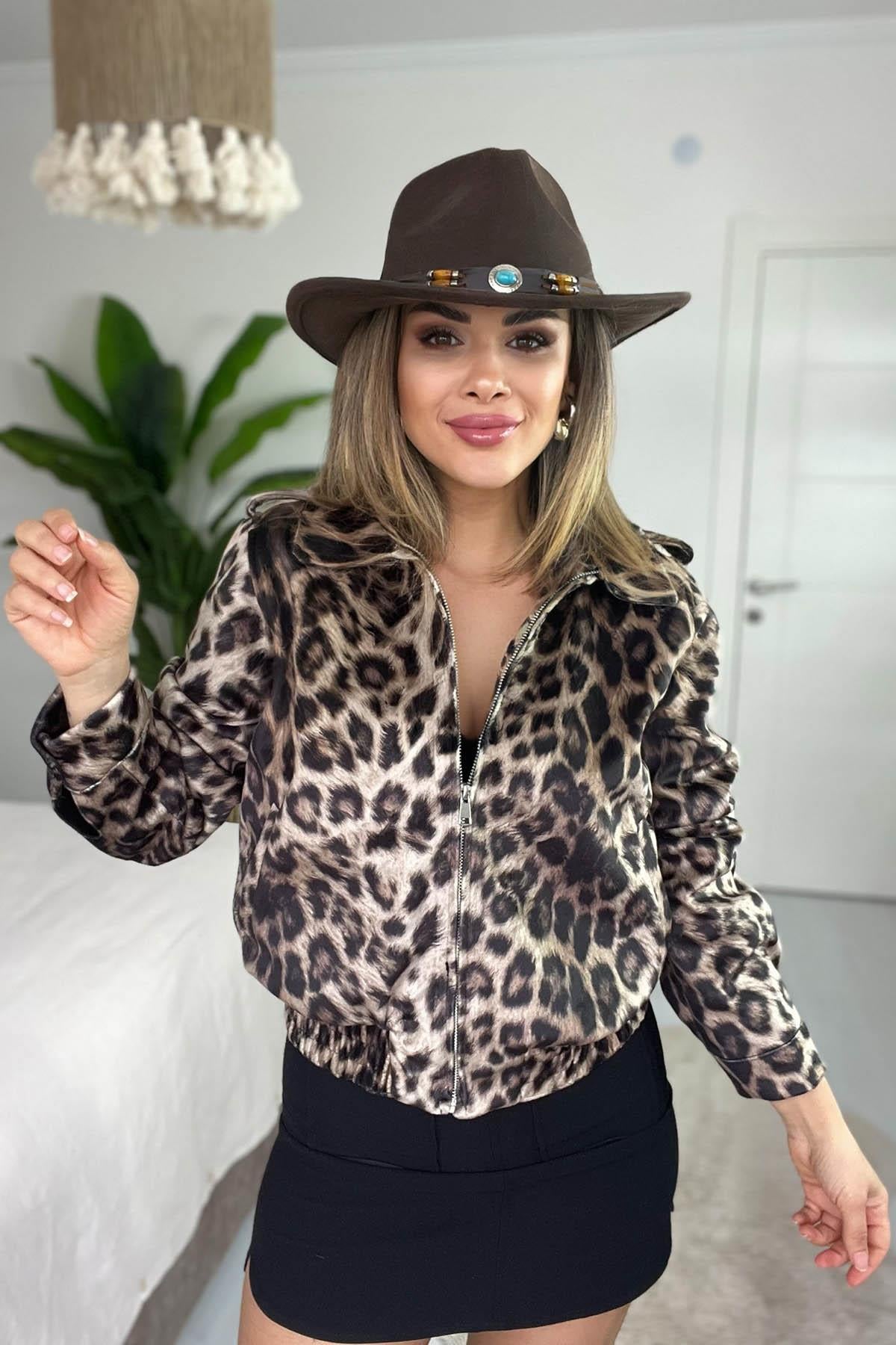 Eswomes Leopar Desen Mont leopar