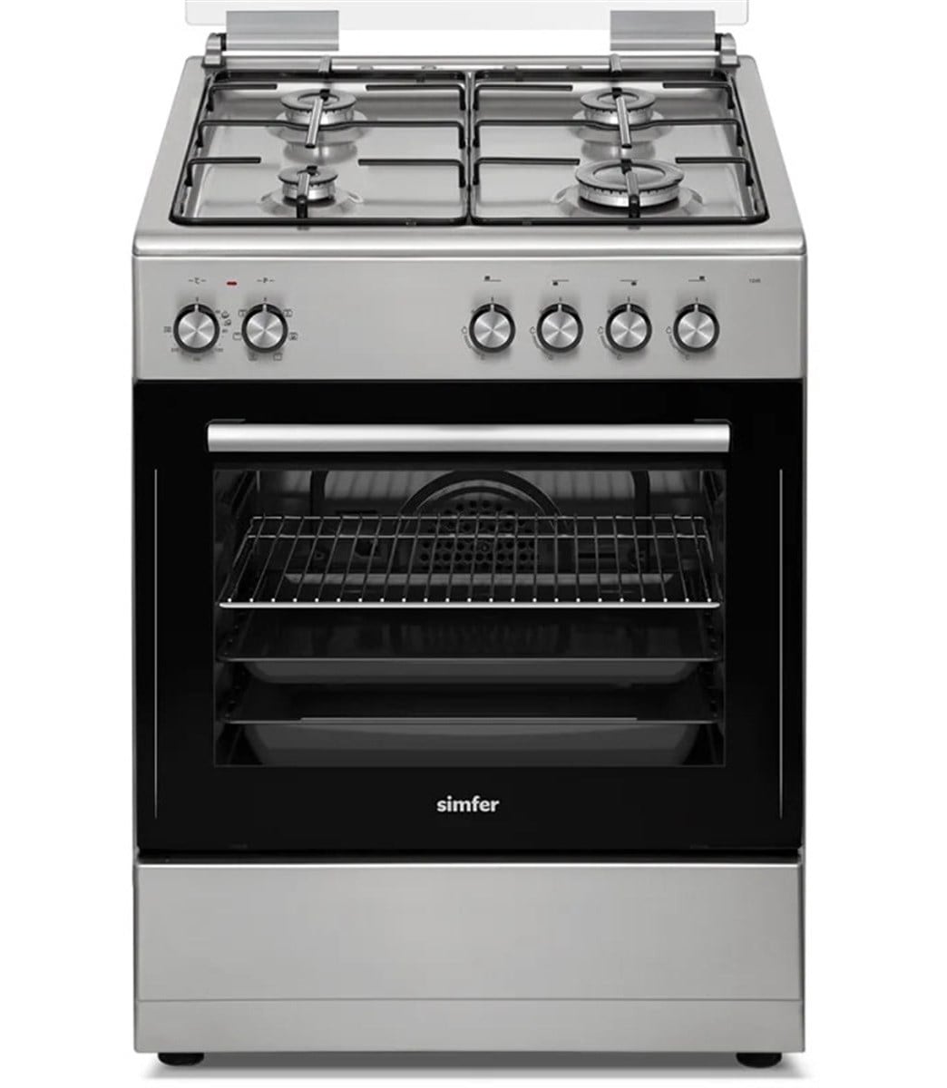 Simfer 1245 Inox 4 Gözü Multi Turbo Fırın