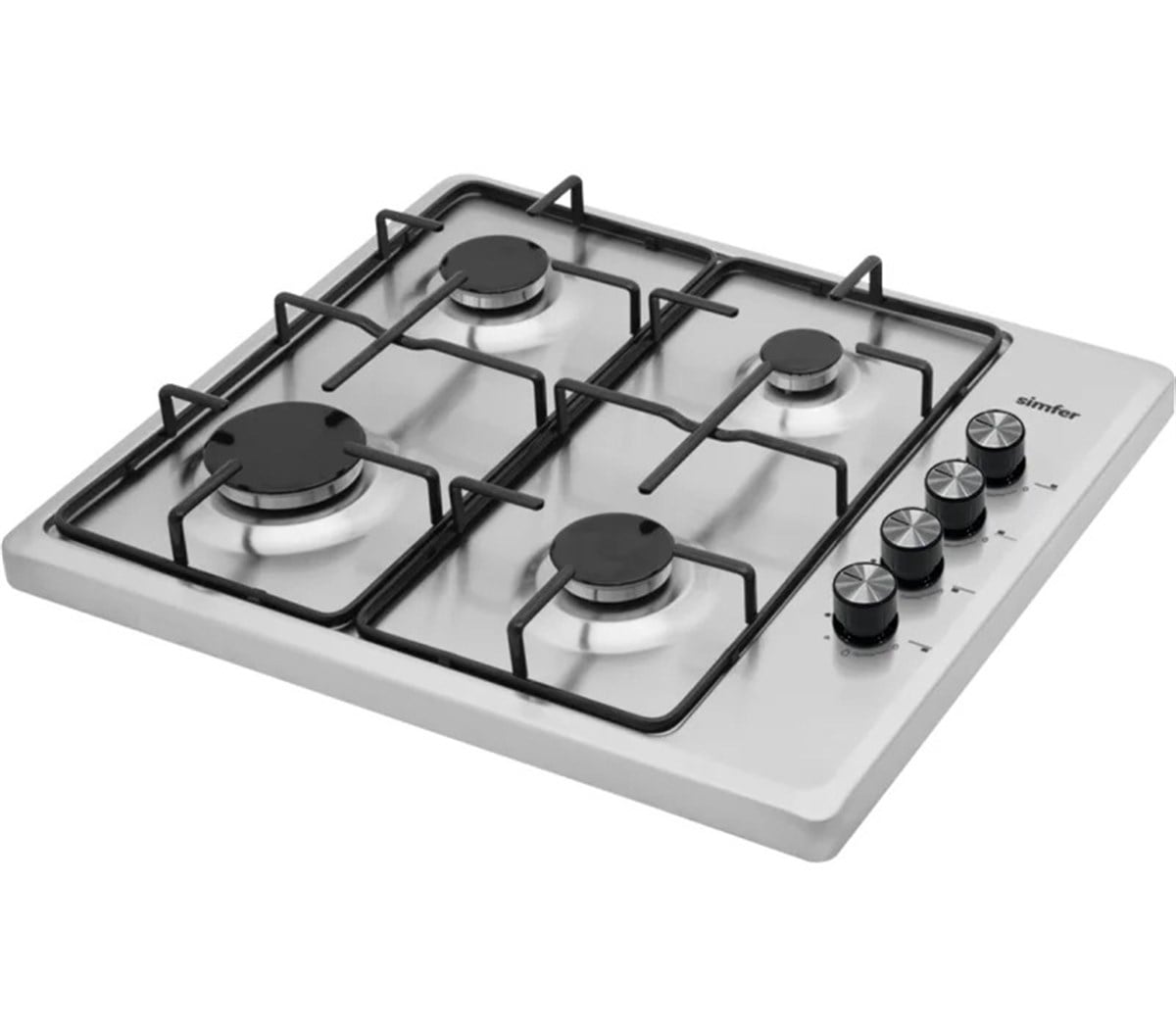 Simfer 3019 4 Gözlü  Inox Setüstü Ocak