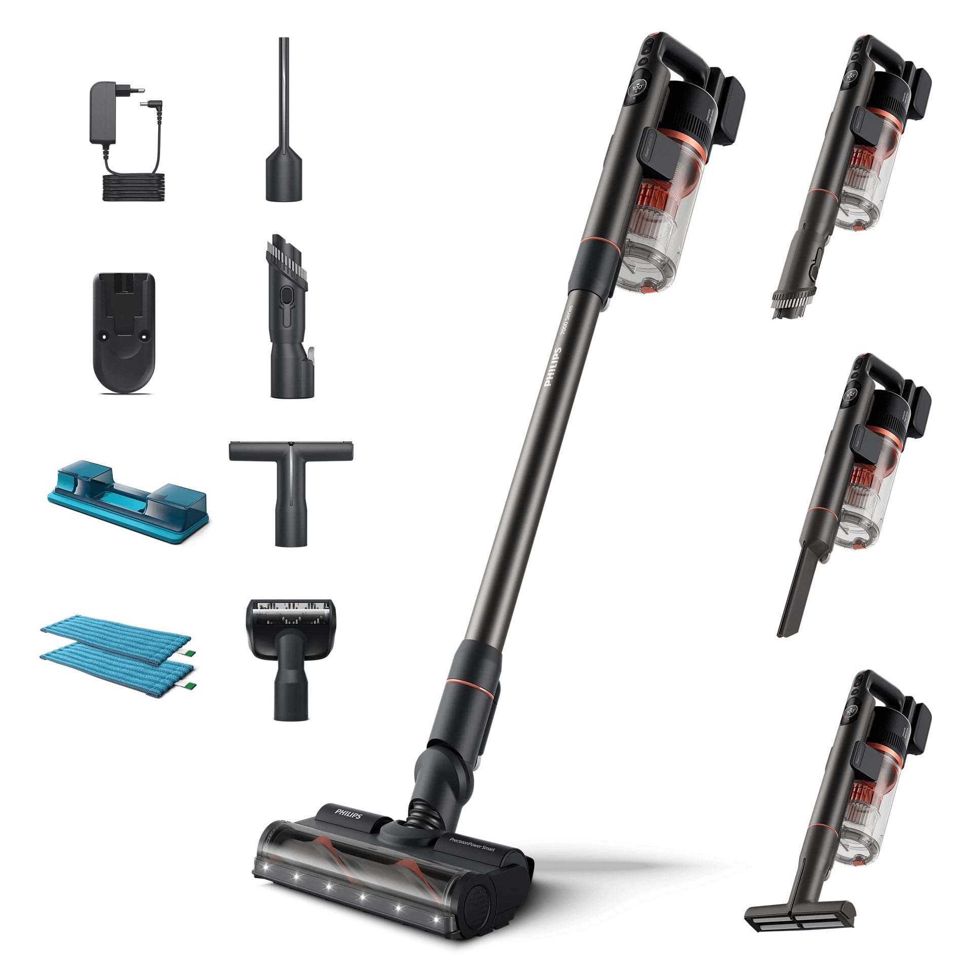 PHILIPS XC7055/01 AQUA KABLOSUZ DİK SÜPÜRGE