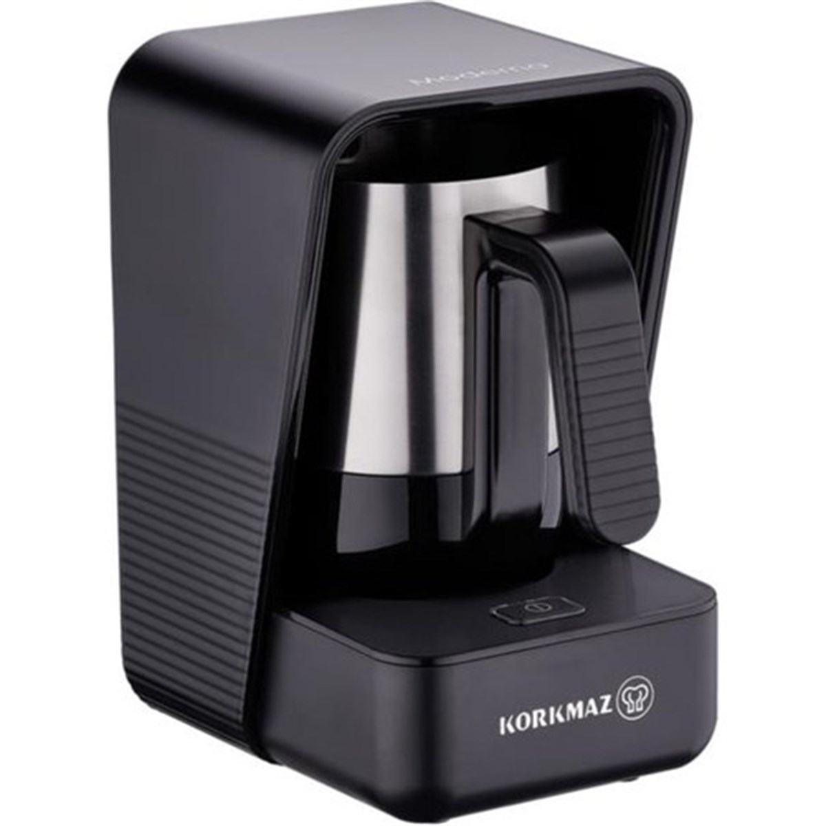 Korkmaz A863 Moderna Siyah Satin Kahve Makinesi