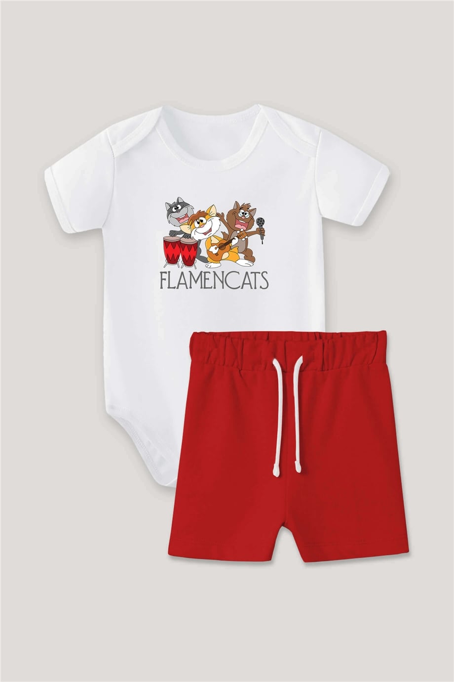 Flamencats Bebek Body Takım