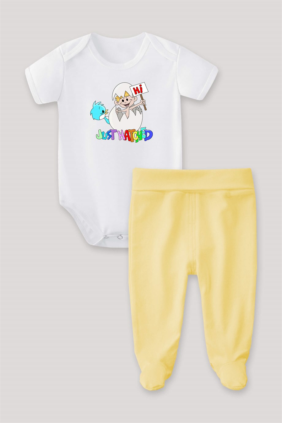 Just Hatched Bebek Body Patikli Alt Üst Takım